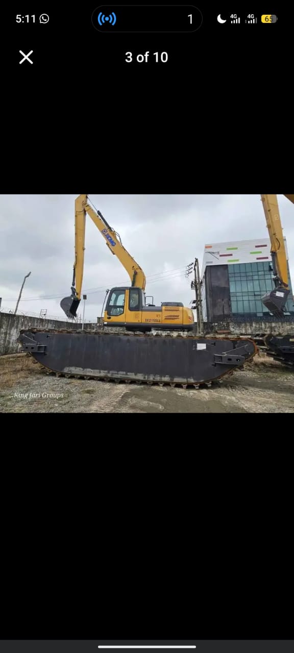 XCMG XE215SLL amphibious long-reach excavator