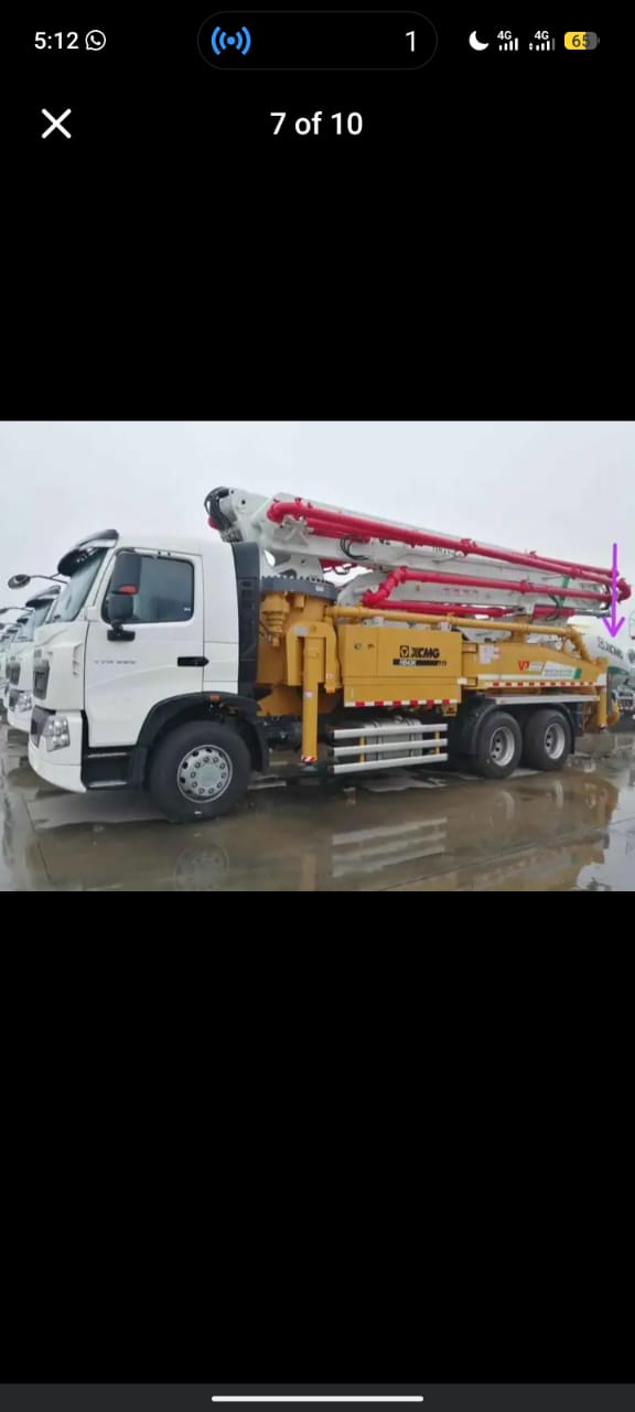 XCMG HOWO truck-mounted concrete boom pump